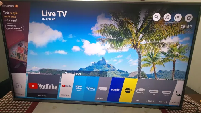 Tv smart LG 50 polegadas.   50UK6510PSF 