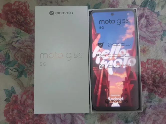 Celular Motorola Moto G56 256GB , 24GB de RAM , 5G , Verde , Novo. Na Caixa!!