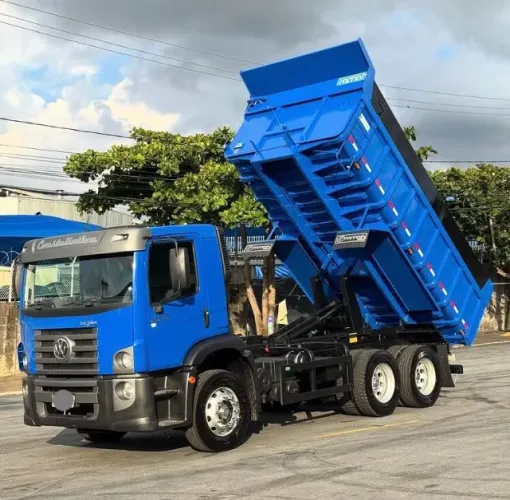 vw 24280 6x2 ano 2015 caçamba