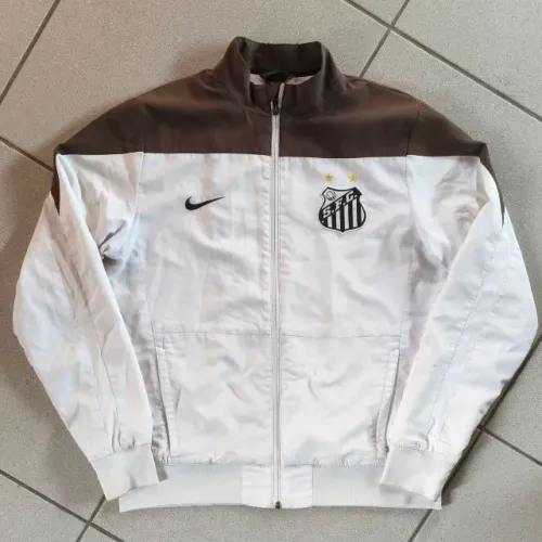 jaqueta original 2014 santos fc branca nike tamanho m 2015