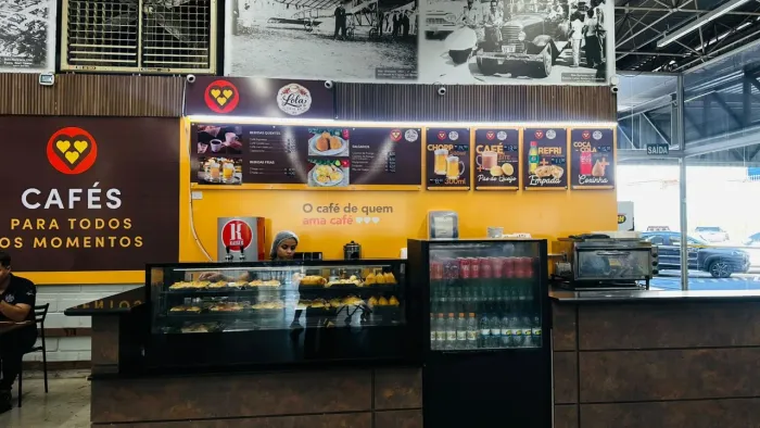 Cafeteria e lanchonete padrão Franquia