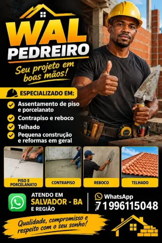 pedreiro/construção e Reformas