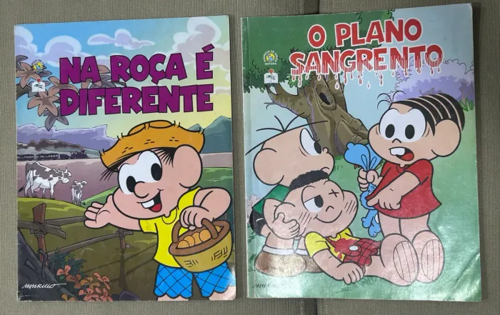 2 GIBIS TURMA DA MÔNICA / CHICO BENTO - 2 POR R$20