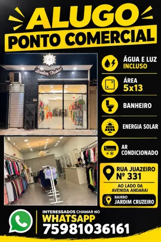 Alugo ponto comercial