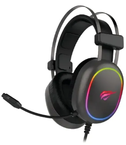 Fone de Ouvido Headset Gamer Havit H2016D RGB e Microfone