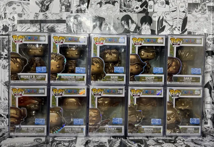 Set Funko Pop! One Piece - Estátuas de bronze