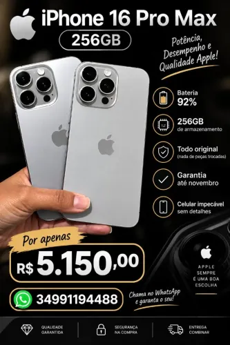 Iphone 16 Pro Max 256Gb
