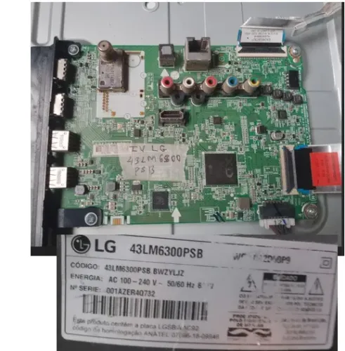 Placa Principal da TV lG 43lm6300 PSB