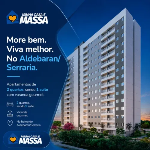 2 Quartos - Suíte - varanda gourmet -cozinha -sala de estar e jantar- Vaga de garagem fixa