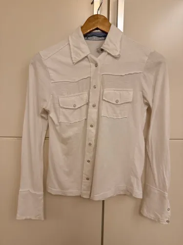 Camisa Branca Feminina Maria Maria P | Social Casual Elegante