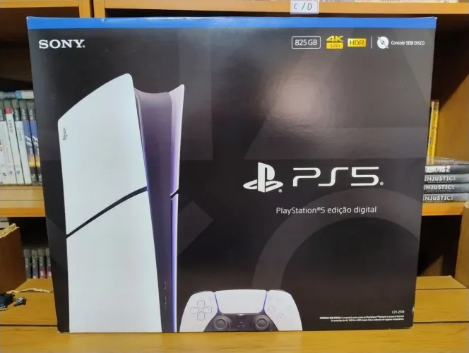 PS5 SLIM NA CAIXA novíssimo!! Nota fiscal garantia até novembro! $3.500!!! CHAMA!
