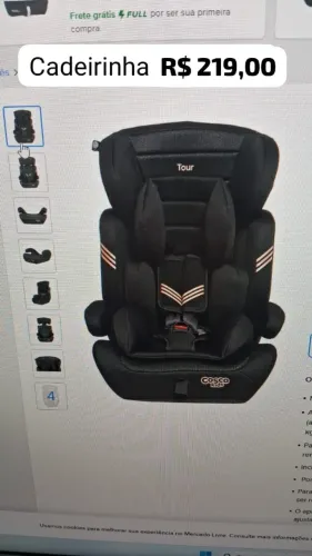 Cadeirinha de Bebê Cosco para Carro