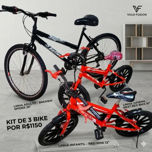 Desapego de 3 bikes