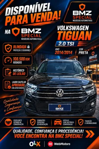 Volkswagen Tiguan 2.0 TSI 16V 200cv Tiptronic 5P 2014