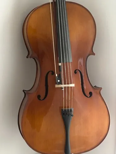 Violoncelo 4/4 Regulado por Luthier - Excelente Estado + Arco e Estojo