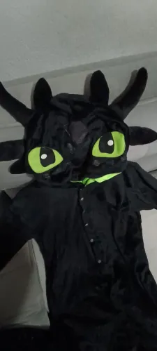 Pijama Fantasia Kigurumi Banguela(Como Treinar Seu Dragão)