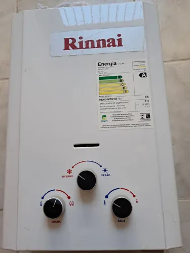 Aquecedor Rinai 7,5l