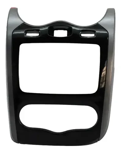 Moldura Rádio Central Painel Sandero 2008 - 2014 Original Preto