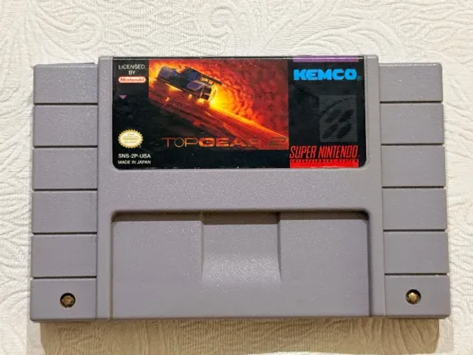 top gear 2 cartucho original snes super nintendo retro
