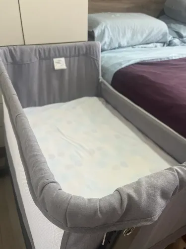 Berço Moises Co-Bed Dican 3 em 1 Cinza