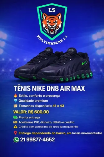 Tênis Nike DN8 Air Max tamanho 41 e 43