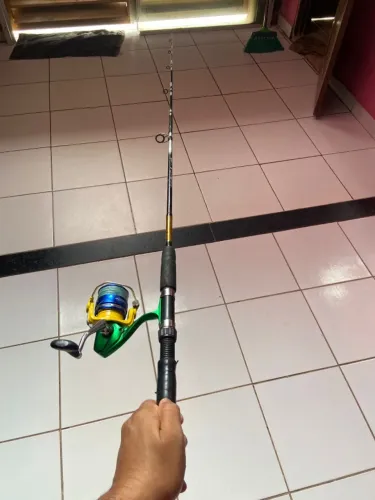 Vara com mulinete 