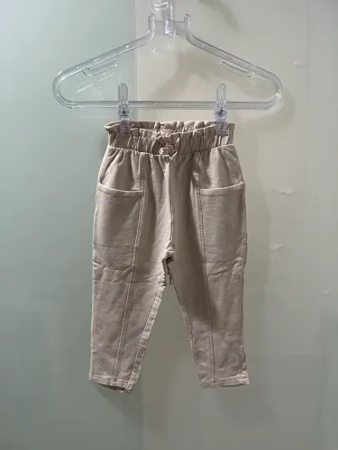 Calça infantil tecido - zara
