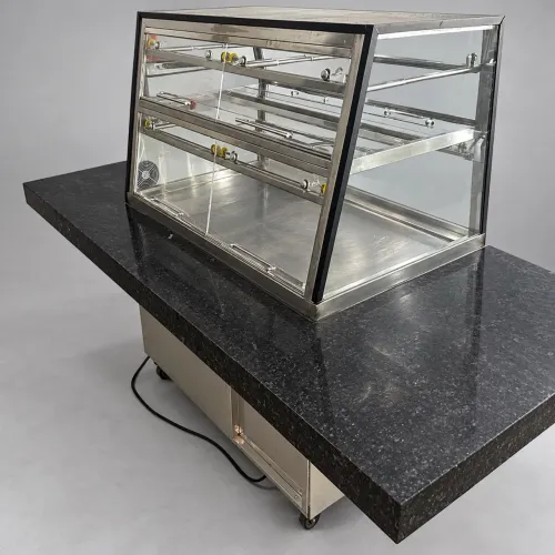 Vitrine Dupla (quente & fria) para Auto Serviço