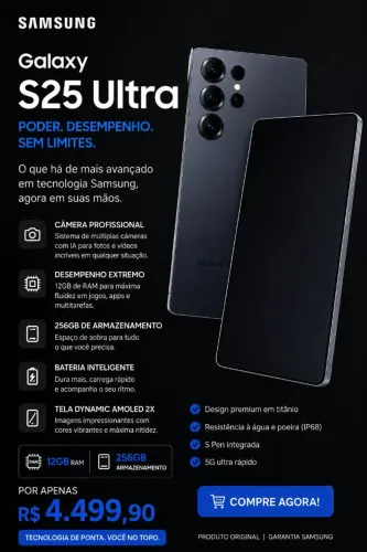 Samsung Galaxy S25 256gb Completo