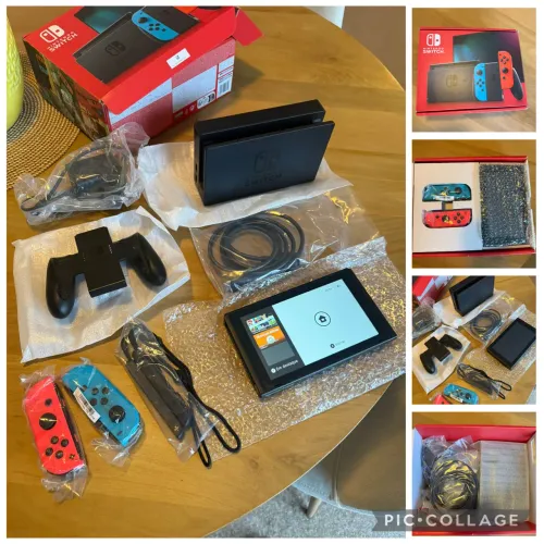 Nintendo Switch V2 Completo + FC 24 - Estado de Novo