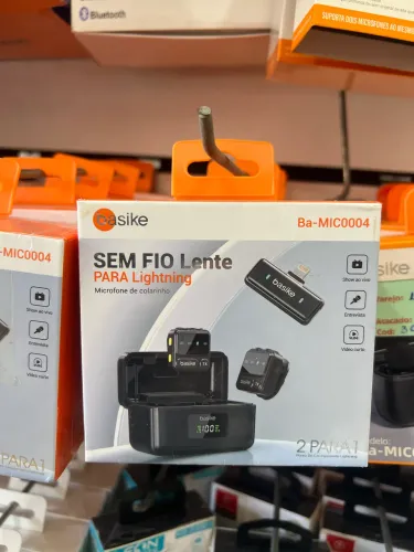 Microfone de Lapela iPhone Lightning