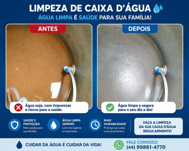 Limpeza de Caixa d'água