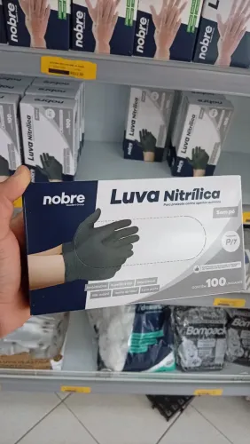 Luva Nitrílica Sem Pó Tamanho P