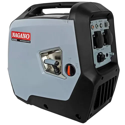 Gerador de Energia Inverter a Gasolina 2.5kva 3,5hp Monofásico 110v Nagano