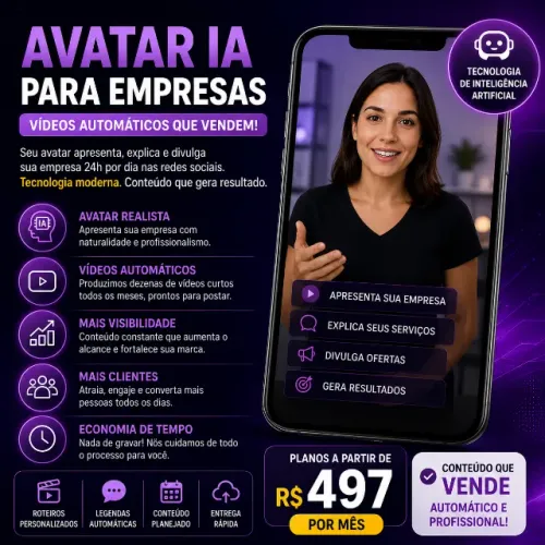 Avatar IA para Empresas | Vídeos Automáticos para Instagram