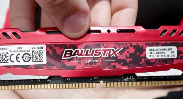 (TROCO) Memória ram 8gb Ballistix 3000hz ddr4 por Ryzen