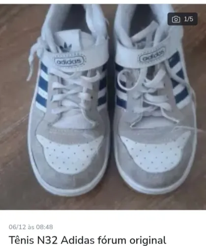 Tênis Adidas N32 Forum original infantil 