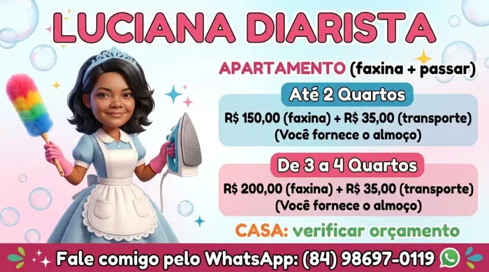 Faxineira/Diarista em Natal