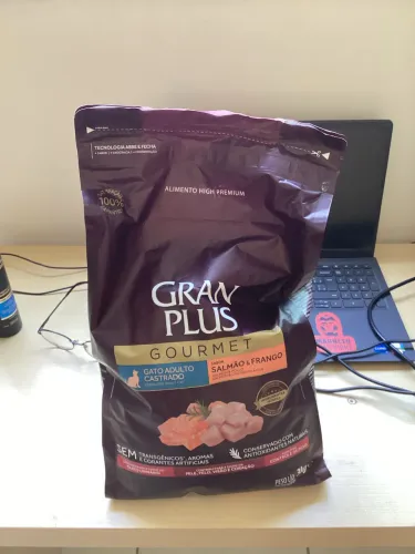 Ração gato Gran plus Gourmet