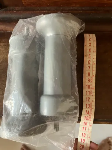 Par de pés de cama box cinzas novos