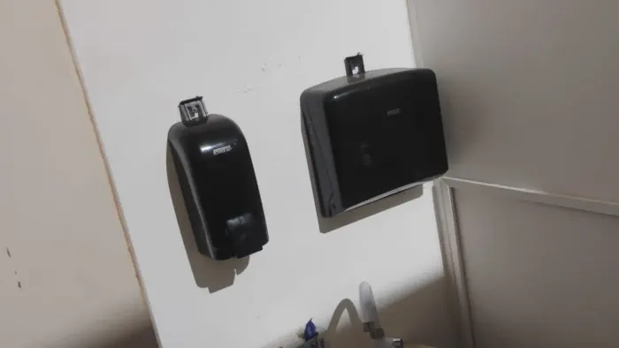 Porta sabonete e porta papel