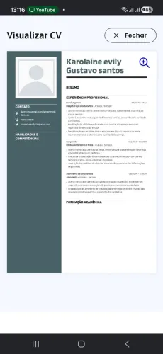 To atras de trabalho de garçonete atendente serviço gerais