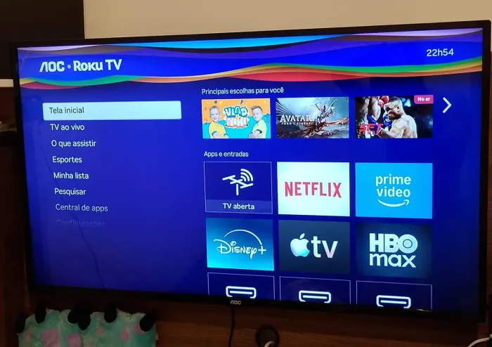 SMART TV AOC 43 POLEGADAS ROKU TV 