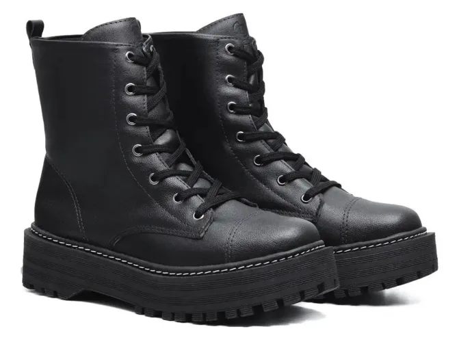 Coturno feminino 