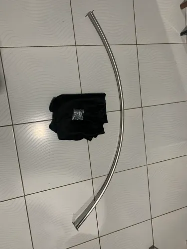 Arara inox + cortina 2.90x1.90