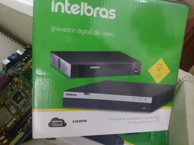 Gravador DVR Intelbras 4 canais com hd500