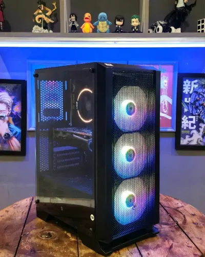 PC Ryzen 5 3600, RX 580 8GB, 16GB RAM, SSD 480GB, B450M, Fonte 500W, 3 Fans
