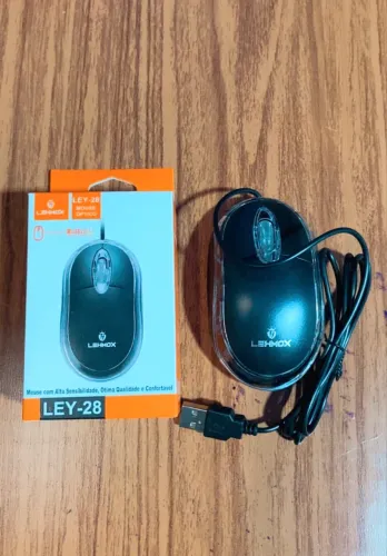Mouse com fio USB