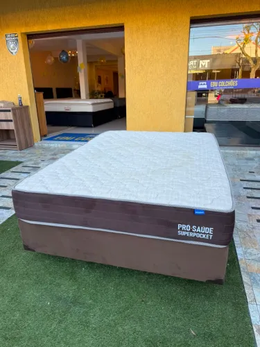 Cama de Casal ORTOBOM SEMINOVA - Entrego!