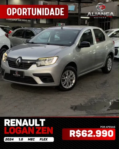 Renault Logan Zen Flex 1.0 12V 4P Mec. 2024
